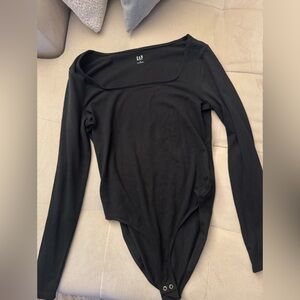 GAP Classic Black Bodysuit